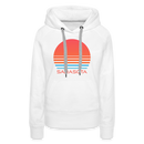 Premium Women's Sarasota, Florida Hoodie - Retro 80s - white