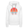 Premium Women's - Retro 80s Texas Hoodie - white