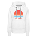 Premium Women's - Retro 80s Texas Hoodie - white