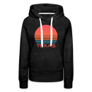 Premium Women's - Retro 80s Texas Hoodie - charcoal grey