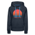 Premium Women's Truckee, California Hoodie - Retro 80s - navy