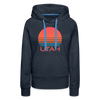 Premium Women's - Retro 80s Utah Hoodie - navy
