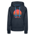 Premium Women's Vail, Colorado Hoodie - Retro 80s - navy