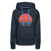 Premium Women's - Retro 80s Washington Hoodie - navy