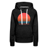 Premium Women's - Retro 80s Washington Hoodie - charcoal grey