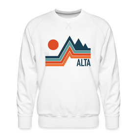 Premium Alta Sweatshirt - Men's Utah Sweatshirt - white