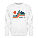 Premium Asheville Sweatshirt - Men's North Carolina Sweatshirt - white