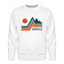 Premium Asheville Sweatshirt - Men's North Carolina Sweatshirt - white