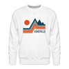 Premium Asheville Sweatshirt - Men's North Carolina Sweatshirt - white
