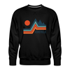 Premium Asheville Sweatshirt - Men's North Carolina Sweatshirt - black