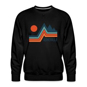 Premium Asheville Sweatshirt - Men's North Carolina Sweatshirt - black