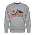 Premium Asheville Sweatshirt - Men's North Carolina Sweatshirt - heather grey
