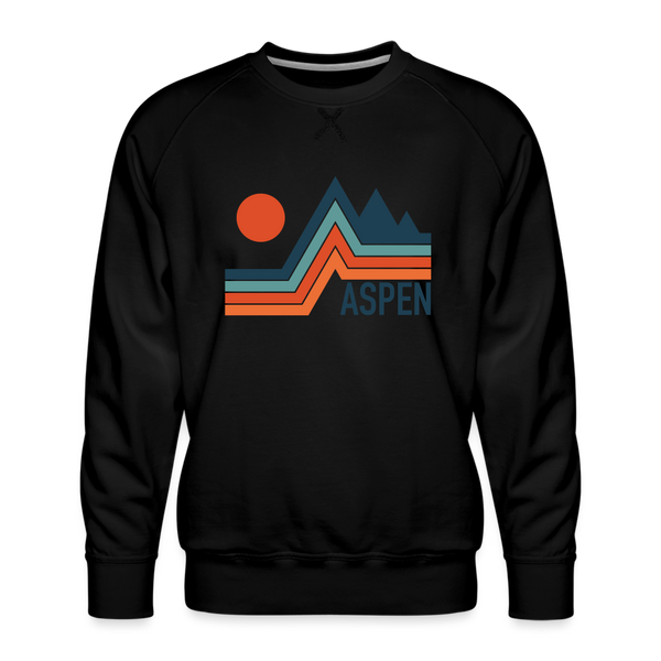 Premium Aspen Sweatshirt - Men's Colorado Sweatshirt - black