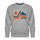 Premium Aspen Sweatshirt - Men's Colorado Sweatshirt - heather grey