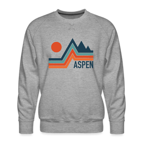 Premium Aspen Sweatshirt - Men's Colorado Sweatshirt - heather grey