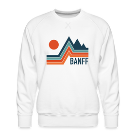 Premium Banff Sweatshirt - Men's Canada Sweatshirt - white