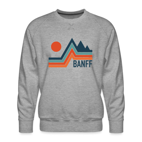 Premium Banff Sweatshirt - Men's Canada Sweatshirt - heather grey