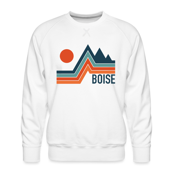 Premium Boise Sweatshirt - Men's Idaho Sweatshirt - white