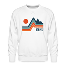 Premium Bend Sweatshirt - Men's Oregon Sweatshirt - white