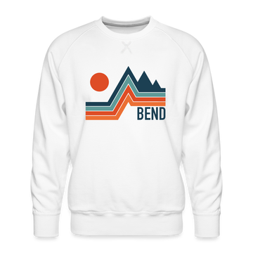Premium Bend Sweatshirt - Men's Oregon Sweatshirt - white