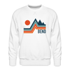 Premium Bend Sweatshirt - Men's Oregon Sweatshirt - white