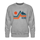 Premium Bend Sweatshirt - Men's Oregon Sweatshirt - heather grey