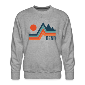 Premium Bend Sweatshirt - Men's Oregon Sweatshirt - heather grey
