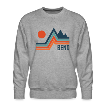 Premium Bend Sweatshirt - Men's Oregon Sweatshirt - heather grey