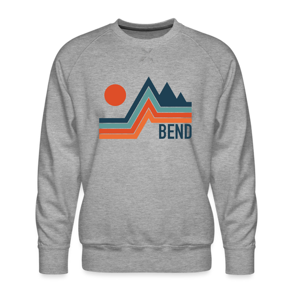 Premium Bend Sweatshirt - Men's Oregon Sweatshirt - heather grey