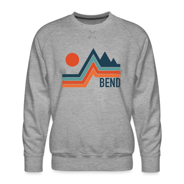 Premium Bend Sweatshirt - Men's Oregon Sweatshirt - heather grey
