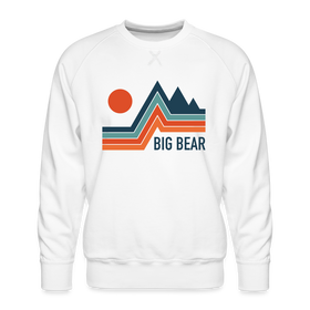 Premium Big Bear Sweatshirt - Men's California Sweatshirt - white