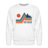 Premium Big Bear Sweatshirt - Men's California Sweatshirt - white