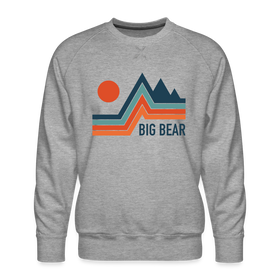 Premium Big Bear Sweatshirt - Men's California Sweatshirt - heather grey