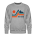 Premium Big Bear Sweatshirt - Men's California Sweatshirt - heather grey
