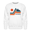 Premium Breckenridge Sweatshirt - Men's Colorado Sweatshirt - white