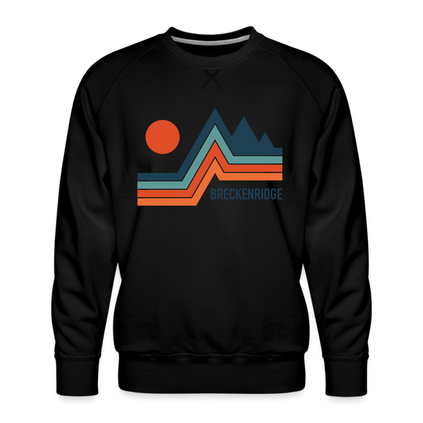 Premium Breckenridge Sweatshirt - Men's Colorado Sweatshirt - black