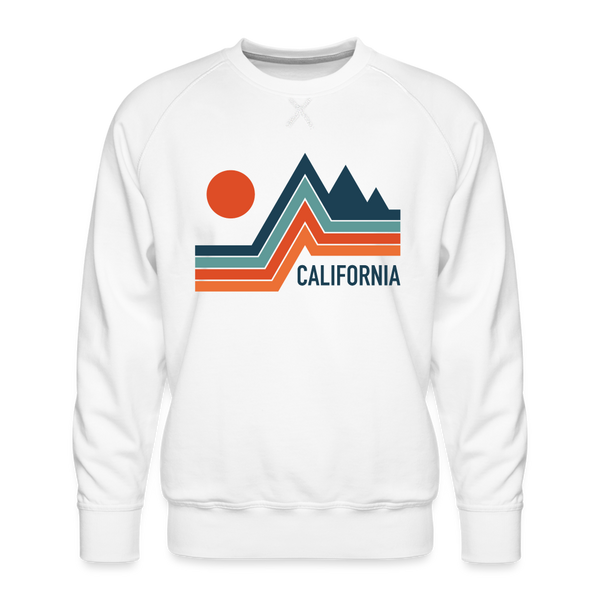 Premium California Sweatshirt - Men's Sweatshirt - white