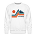 Premium Chattanooga Sweatshirt - Men's Tennessee Sweatshirt - white