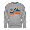 Premium Chattanooga Sweatshirt - Men's Tennessee Sweatshirt - heather grey