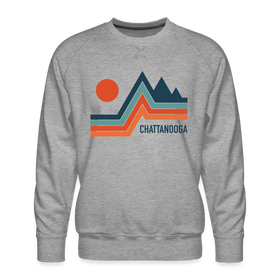 Premium Chattanooga Sweatshirt - Men's Tennessee Sweatshirt - heather grey