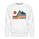 Premium Denver Sweatshirt - Men's Colorado Sweatshirt - white