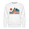 Premium Denver Sweatshirt - Men's Colorado Sweatshirt - white