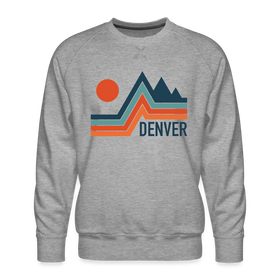 Premium Denver Sweatshirt - Men's Colorado Sweatshirt - heather grey