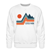Premium Estes Park Sweatshirt - Men's Colorado Sweatshirt - white