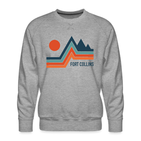 Premium Fort Collins Sweatshirt - Men's Colorado Sweatshirt - heather grey