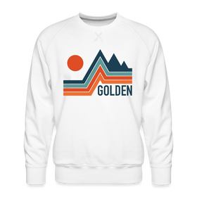 Premium Golden Sweatshirt - Men's Colorado Sweatshirt - white