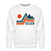 Premium Golden Sweatshirt - Men's Colorado Sweatshirt - white