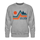 Premium Golden Sweatshirt - Men's Colorado Sweatshirt - heather grey