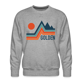 Premium Golden Sweatshirt - Men's Colorado Sweatshirt - heather grey
