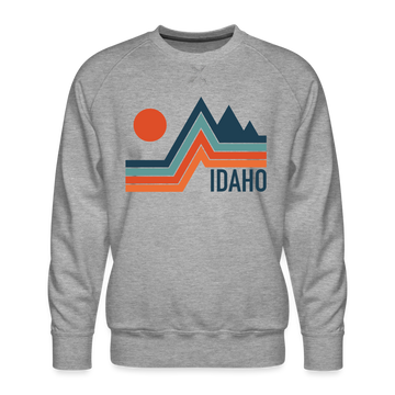Premium Idaho Sweatshirt - Men's Sweatshirt - heather grey
